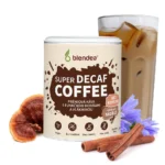 Supercoffee Decaf káva bez kofeinu balení s ingrediencemi